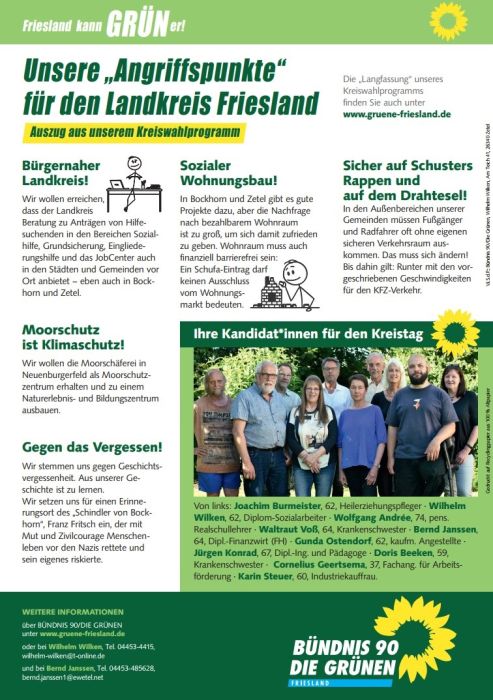 Flyer Kommunalwahl